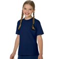 thumbnail image 1 of Hanes Authentic TAGLESS Kid`s Cotton T-Shirt, L, Navy, 1 of 1