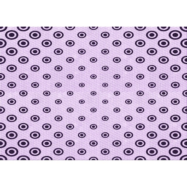 Ahgly Company Machine Washable Indoor Rectangle Transitional Purple Flower Purple Area Rugs, 2' x 3'