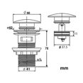 thumbnail image 4 of Drain all copper belt basket basin drain pipe push bounce accessories, 4 of 7
