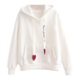 thumbnail image 1 of CEHVOM Mode Femmes Chandail en Molleton à Manches Longues Confortable Respirant Col Rond en Liquidation, 1 of 4