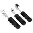 thumbnail image 1 of Adaptive Utensils, Parkinsons Utensils Nonslip Grip 3 Pieces  For Elderly, 1 of 8