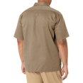 thumbnail image 3 of Dickies Mens Short-Sleeve Work Shirt, M, Khaki, 3 of 6