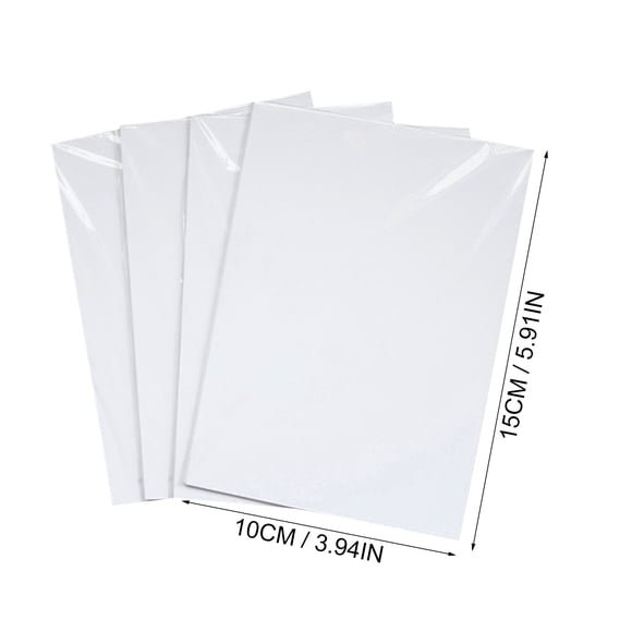 IMENGL Liquidation! Delayuji Décoration Maison Photo Brillant Pouces(200Gsm) Feuilles pour Imprimantes Haut de Gamme 6 Papier de Qualité 100 Papier Brillant pour Jet d'Encre Bricolage Maison Taille Unique Blanc