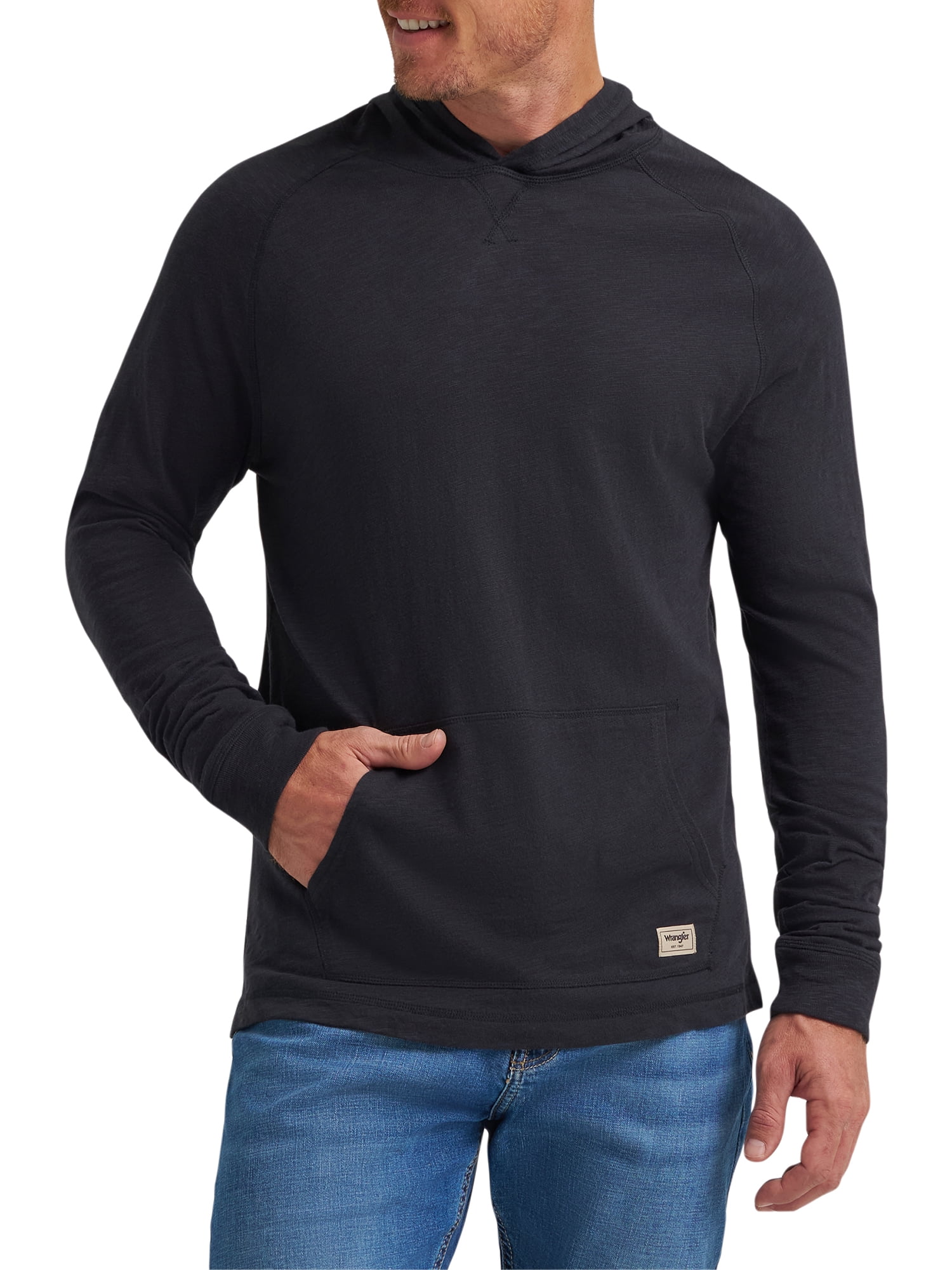 Wrangler® Men'S Long Sleeve Hooded Pullover