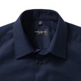 thumbnail image 4 of Russell Chemise Oxford Ajustée à Manches Courtes Facile d'Entretien pour Hommes de la Collection, 4 of 6