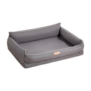 EGNMCR 4 Season Dog Bed For Large Medium Dogs Coolings Pet Mat With Removable Washable Non Slide For Floor Sofa Portable Sleeping Cushion For Indoor Outdoor Travel Fabric Pets Bed