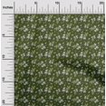 thumbnail image 2 of oneOone Polyester Spandex Forest Green Fabric Kids Floral Craft Projects Decor Fabric Printed By The Yard 56 Inch Wide, 2 of 4
