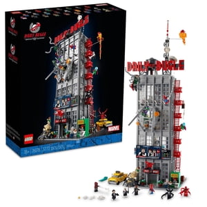 LEGO Marvel Spider-Man Daily Bugle Newspaper Office, Building Set for Adults with 25 Minifigures, 76178