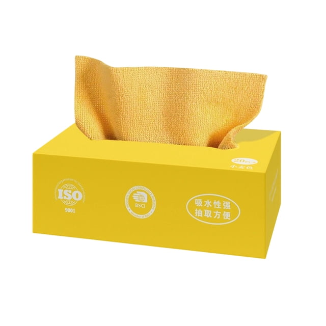 Horivan 2 Unités Chiffons de Cuisine Jetables Robustes Épais et Lavables Torchons pour le Nettoyage Lingettes Réutilisables Polyvalentes pour Vaisselle Comptoirs Déversements Alternative aux Essuie-Tout pour Cuisine à la Maison