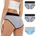 thumbnail image 2 of 3 Pcs Culottes Menstruelles pour Femmes, Étanches et Respirantes, Culottes de Règles, Culottes d'Incontinence, 2 of 8