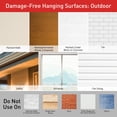 thumbnail image 2 of Command Outdoor Light Clips, Small, Clear, 16 Hooks, 20 All Weather Adhesive Strips, 2 of 6