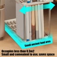 thumbnail image 4 of WRKEKC Clearance 4-Tier Ventilated Plastic/Metal Shelving Unit, Multi-Purpose Storage Rack for Pantry/Laundry/Basement (16.14×8.46×31.3in), 4 of 6