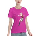 thumbnail image 2 of Women's Basic Short Sleeve T-Shirt Naruto Sakura, 2 of 6