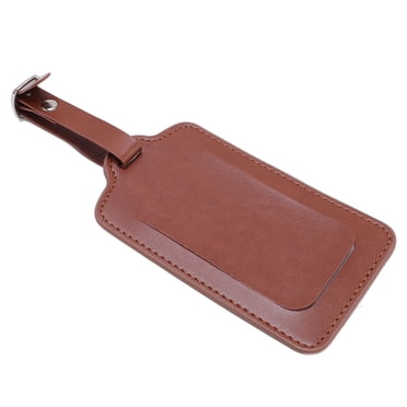 Bag Tags for Luggage, Custom Luggage Tags, Rain Proof PU Leather Soft Lock Design Stylish ID Label for Travel and Business Trip