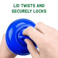 thumbnail image 4 of 1pcs Swimming Pool Bromine Dispenser Strong Floating Chlorine Dispenser for Indoor & Outdoor Swimming Pools Floating Mini Tablet Spa Chemical Dispenser 5” Diameter, 4 of 5