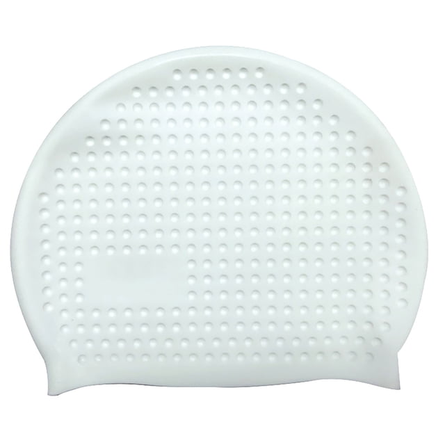 Agiferg Bonnet de Bain pour Adulte Bonnet de Bain Confortable Bonnet Élastique Bonnet en Silicone Imperméable