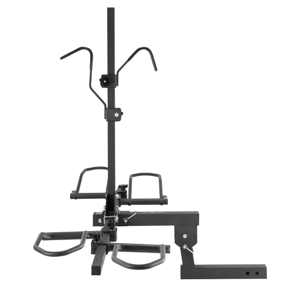 KFFKFF Bike Rack for Hitch Mount,Style of 2-Bike Platform, Maximum Load of 160 LBS,for 2-inch Receiver,Bike Carrier with Foldable and Tilting Features,Accommodates Tires up to 5" Wide