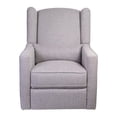 thumbnail image 4 of Contour Pedic Upholstered Glider, Power Recliner with USB Charging Port, 270° Swivel, Easy Assembly + Matching Lumbar Pillow, 4 of 8