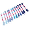 thumbnail image 4 of Polyester Thread, Exquisite Durable 12Pcs Sturdy Thread Embroidery Practical  for Handicrafts Tool for DIY Craft Purple Series,Green Series,Blue Series, 4 of 7