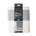 thumbnail image 5 of Hometrends Textured Waffle Stripe Fabric Shower Curtain, 5 of 5