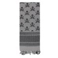 thumbnail image 2 of Rothco Skulls Shemagh Tactical Desert Scarf - Grey, 2 of 2