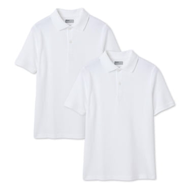 Lot de 2 polos d’uniforme à manches courtes George pour garçons