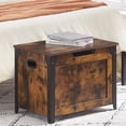 thumbnail image 3 of EDTara Farmhouse Style Storage Chest, 23.6 Inch Wooden Bench With Safety Hinge for Bedroom or Entryway, 3 of 9