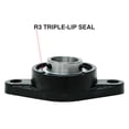 thumbnail image 5 of MAPLE ACE UCFL202-10 R3 Triple-Lip Seal Flange Bearing 5/8" Bore 2-Bolt Solid, 5 of 5