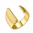 thumbnail image 1 of CUITING Fashion Adjustable Initial Alphabet Letter A-Z Ring Finger Rings Women Jewellery-Silver C, 1 of 9