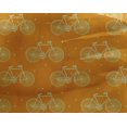 thumbnail image 4 of oneOone Georgette Viscose Fabric Dot & Bicycle Block Print Sewing Fabric BTY 42 Inch Wide, 4 of 4