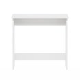 thumbnail image 4 of Furinno Table d'Étude Simpliste 15.5 x 31.5 x 29.75 Po, Blanc, 4 of 7
