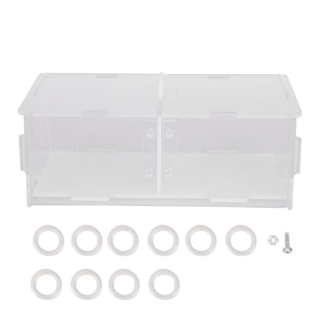 Boîte Transparente pour Reptiles, Boîte d'Élevage en Acrylique Boîte d'Alimentation pour Insectes Finition de Luxe