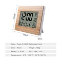 thumbnail image 3 of Horloge Atomique LCD Calendrier Numérique Alarme Horloge de Jour Double Alarme Couleur avec Répétition Grande Taille Numéro Multifonction Température Horloges de Table avec Thermomètre, 3 of 7