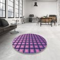thumbnail image 4 of Ahgly Company Machine Washable Indoor Rectangle Transitional Purple Area Rugs, 2' x 3', 4 of 7