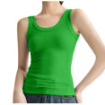 thumbnail image 1 of Besolor Summer Ribbed Tank Tops for Women Sleeveless Stretch Basic Tee Shirts Athletic Workout Yoga Tank Cami Tops, 1 of 7