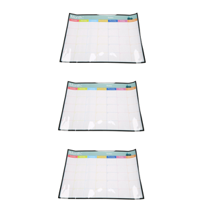 3X Tableau magnétique effaçable à sec tableau aimants réfrigérateur réfrigérateur liste à faire mensuel