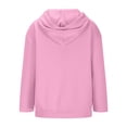 thumbnail image 5 of RXIRUCGD Chandails à Capuchon Surdimensionnés pour Femmes en Molleton Chandails à Manches Longues Chandails à Enfiler Tenues d'Automne avec Poche, Rose, Taille : S, 5 of 5