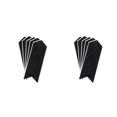 thumbnail image 1 of ZLight 5 Pieces Bike Stickers Bicycle Frame Guard Waterproof Anti-slip Chassis Cover Small Black 5 Pieces 2Set, 1 of 6