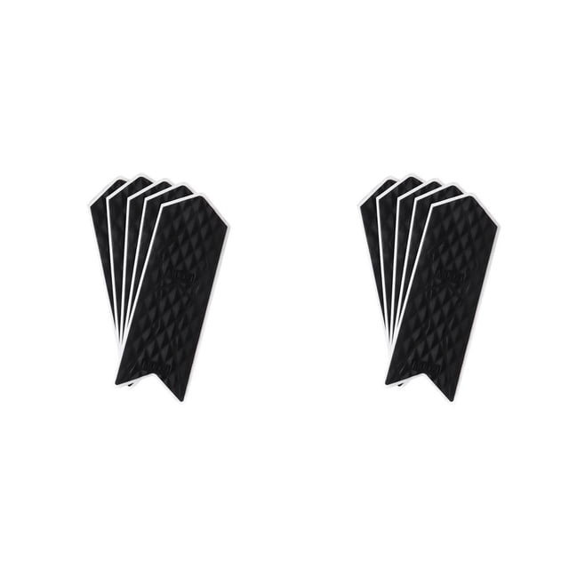 ZLight 5 Pieces Bike Stickers Bicycle Frame Guard Waterproof Anti-slip Chassis Cover Small Black 5 Pieces 2Set