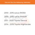 thumbnail image 2 of MAX Advanced Brakes - Brake Kit For 2014-2019 Toyota Highlander, 2011-2020 Sienna| Carbon Ceramic Brake Pad and Rotor Kit Front and Rear| Daily Driving OE Replacement Brake Rotors, 2 of 9