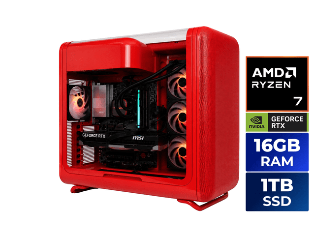 TECHNOID Gaming Desktop PC InfinityR75070CR AMD Ryzen 7 7700X 16GB DDR5 ...