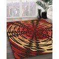 thumbnail image 3 of Ahgly Company Tapis Rectangulaire Lavable en Machine Intérieur Transitionnel Rouge Bordeaux, 3 Pieds x 5 Pieds, 3 of 7