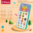 thumbnail image 3 of Big Save,HWRETIE Smart Phone Toy Play Cell Phone Recharable Mobile Cellphone with Led Educational Machine for Baby Kids, 3 of 8