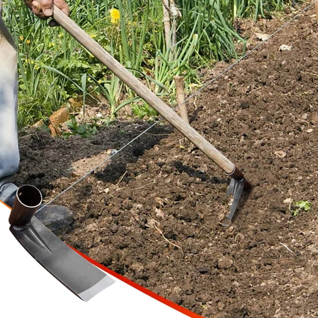 Chmadoxn Outdoor Agricultural Tools Forging Weeding Hoe For Planting Vegetables Flower Hoes Metal hoe