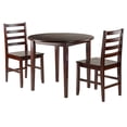 thumbnail image 1 of Winsome Clayton 3-PC Set Drop Leaf Table with 2 Ladderback Chairs, 1 of 9