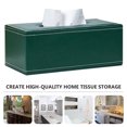 thumbnail image 5 of Leather tissue box cover rectangular square tissue box rack, 5 of 5
