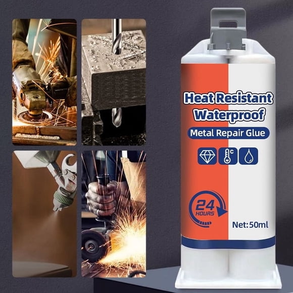 Everyday Low Price! Heat Metal Repair Glue, Strong Adhesive for Metal, Wood, Plastic, and Ceramic Repairs, Fast-Setting Epoxy for Home and Automotive Use