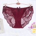 thumbnail image 1 of TIMIFIS Women's lace Underwear Low Waist Briefs Invisible Seamless Bikini lace Half Back Coverage Panties - Spring/Summer, 1 of 5