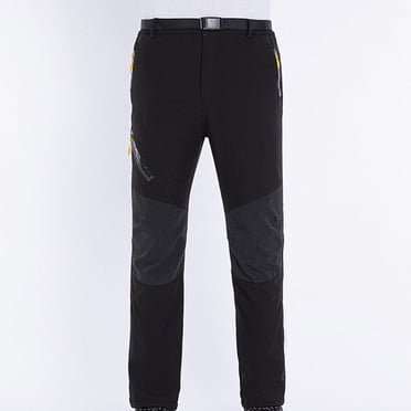 Virmaxy Pantalon de Survêtement pour Hommes Extensible Respirant Pantalon Cargo Sports de Plein Air Alpinisme Escalade Pantalon de Football pour Jeunes Noir-F 2TG