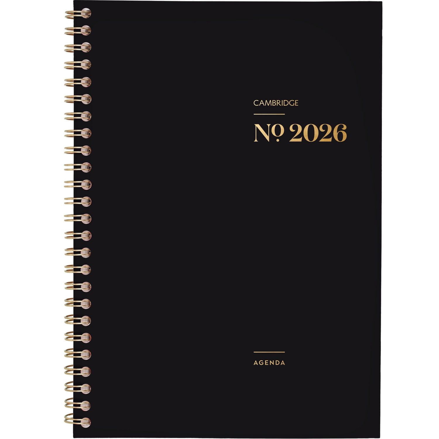 2026 Cambridge Workstyle Classic Black Small Weekly Planner
